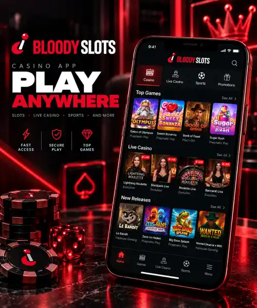 Add the Bloody Slots Casino Website to Your Device