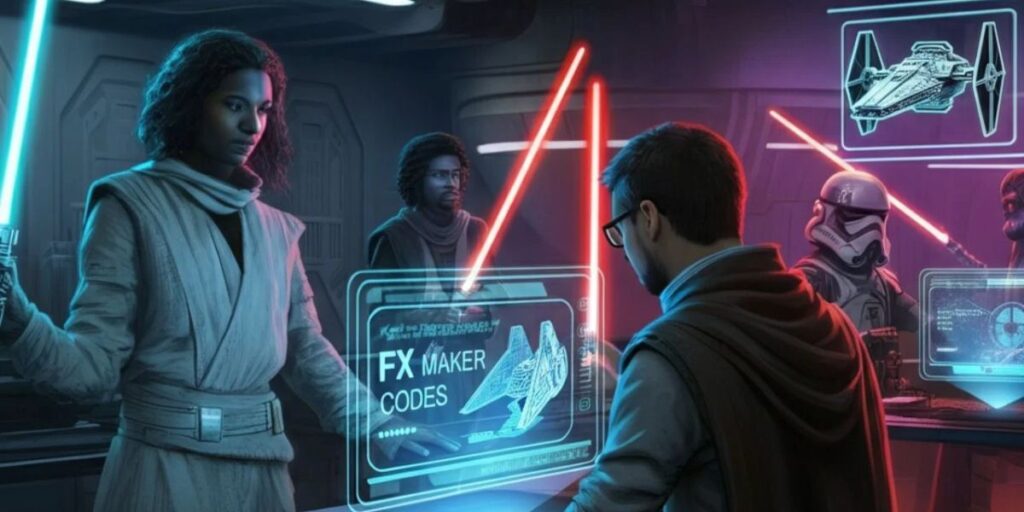 star wars movie fx maker codes