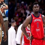 Zion Williamson in New Orleans Pelicans jersey during 2025 season